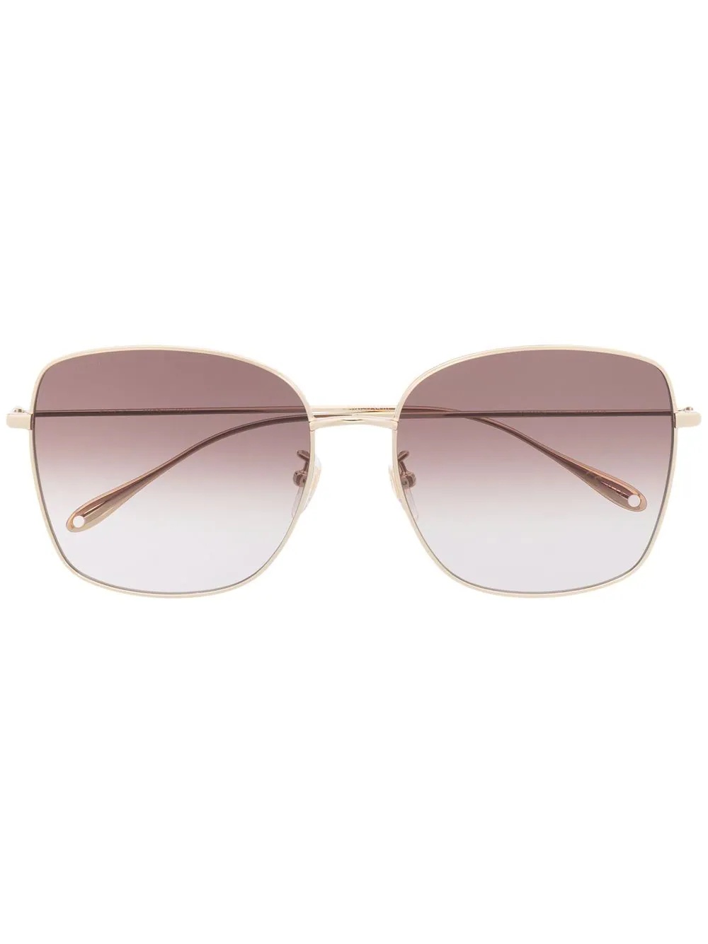 square-frame sunglasses - 1