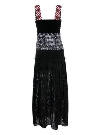 Ports 1961 lace-panelled maxi dress outlook