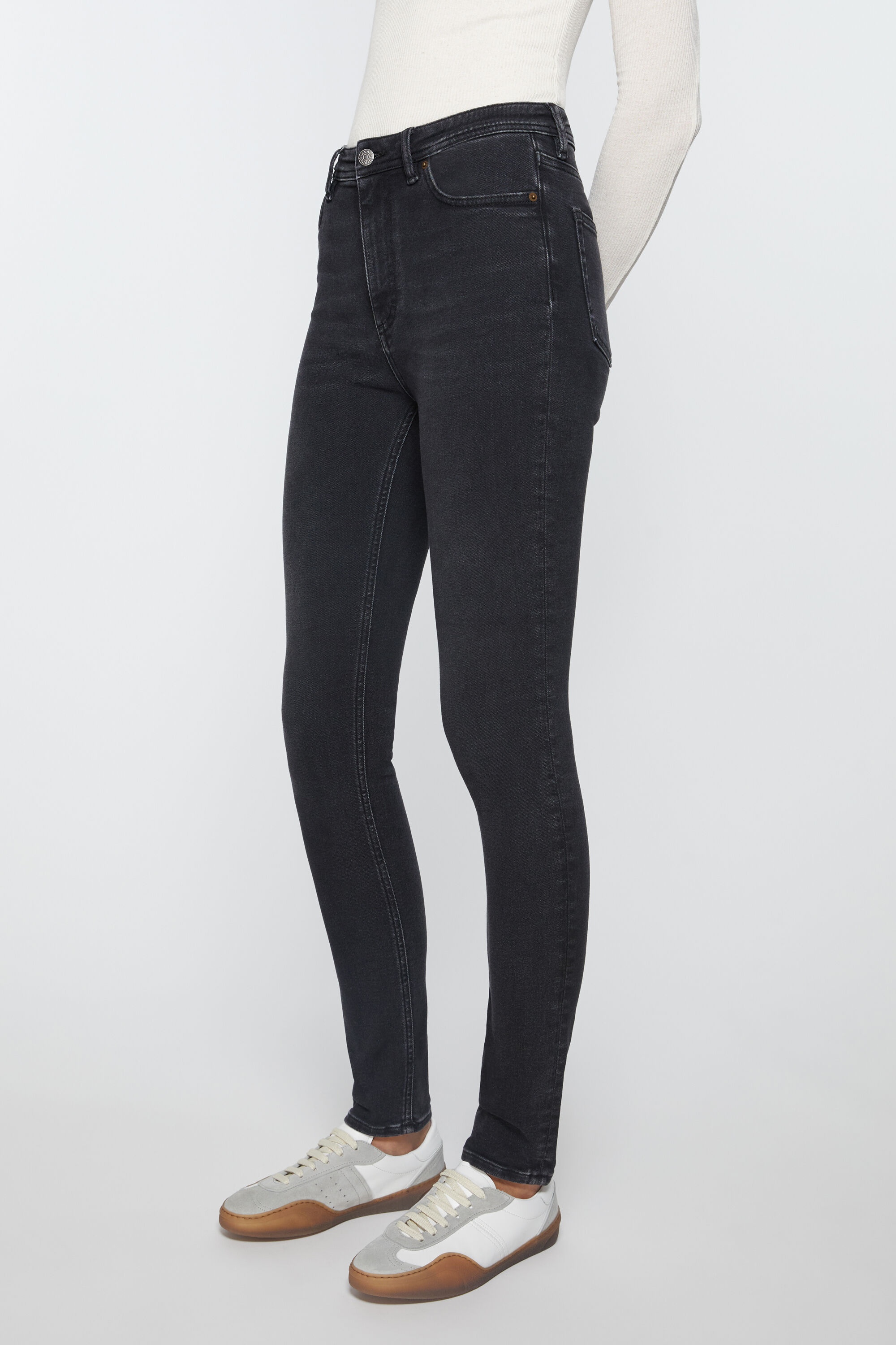 Skinny fit jeans - Peg - Used black - 3