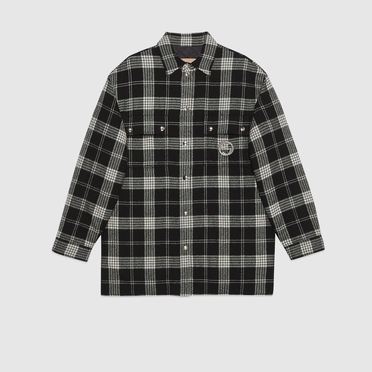 Check flannel shirt - 1