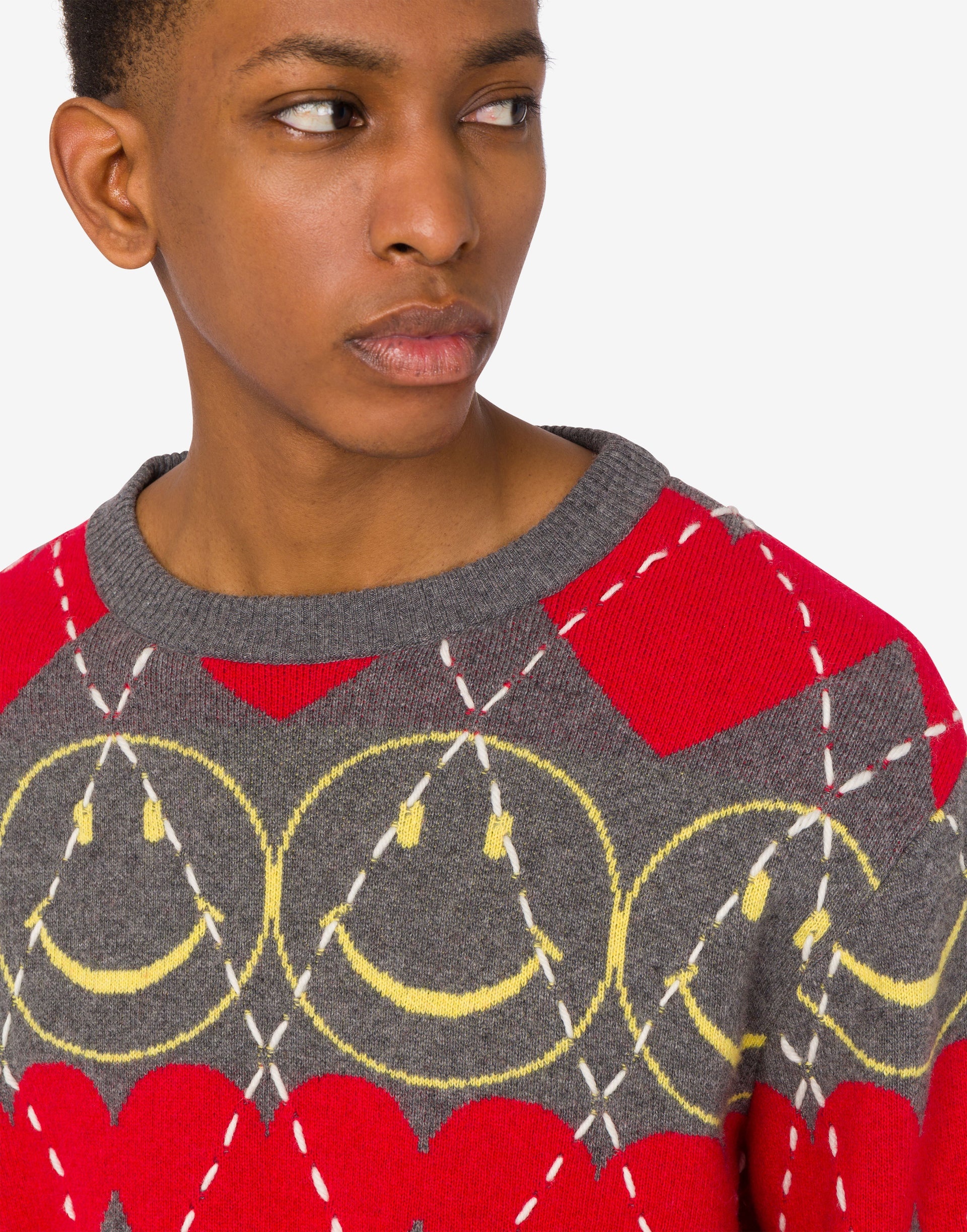 WOOL BLEND PULLOVER SMILEY® - 4
