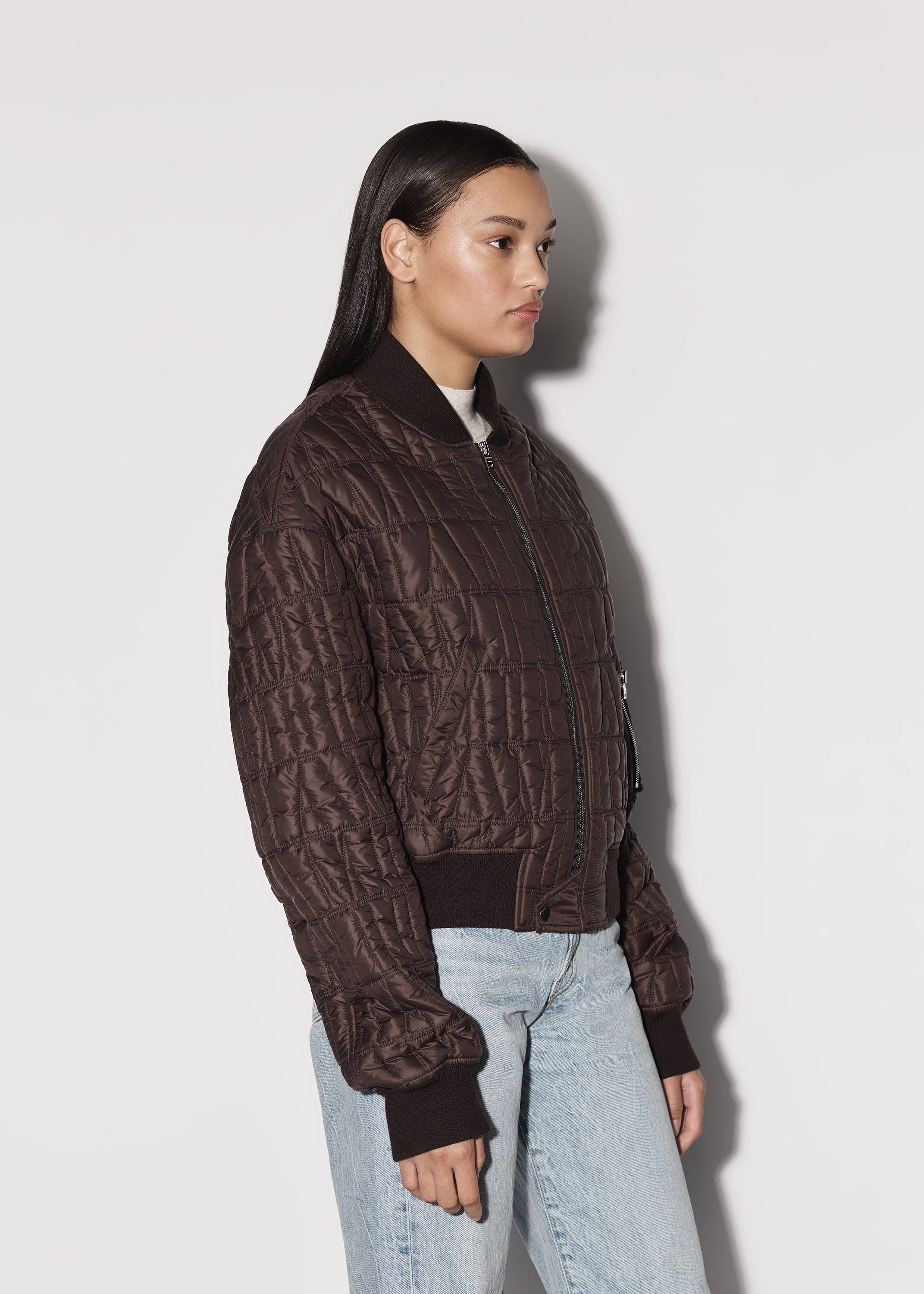 QUILTED AMIRI DOWN BOMBER - 6