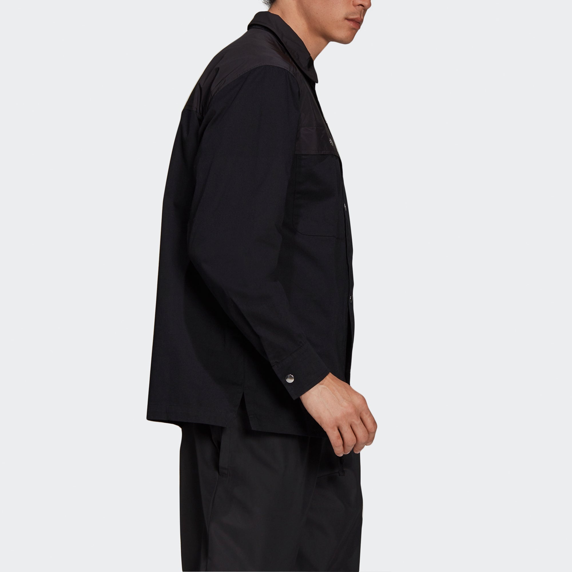 adidas originals Fashion Shirt Leisure Sports Long Sleeve Men's Black H59874 - 4