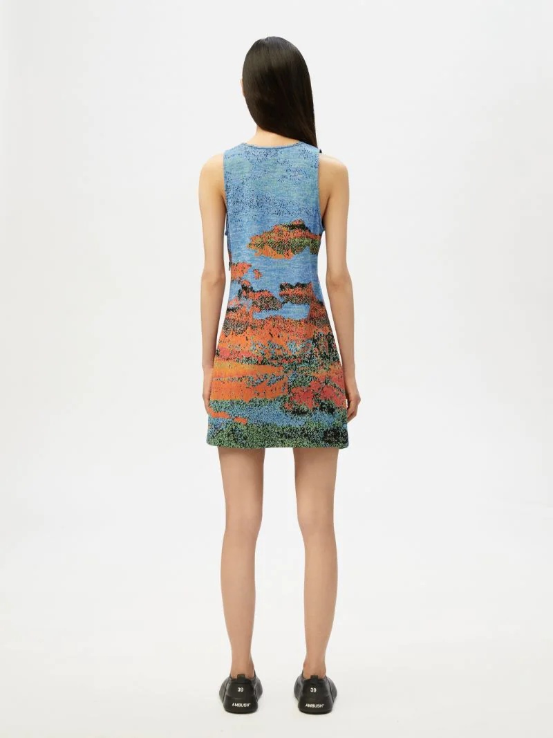 JACQUARD DRESS - 5
