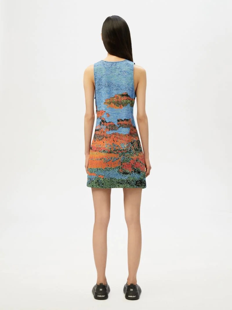 JACQUARD DRESS - 5