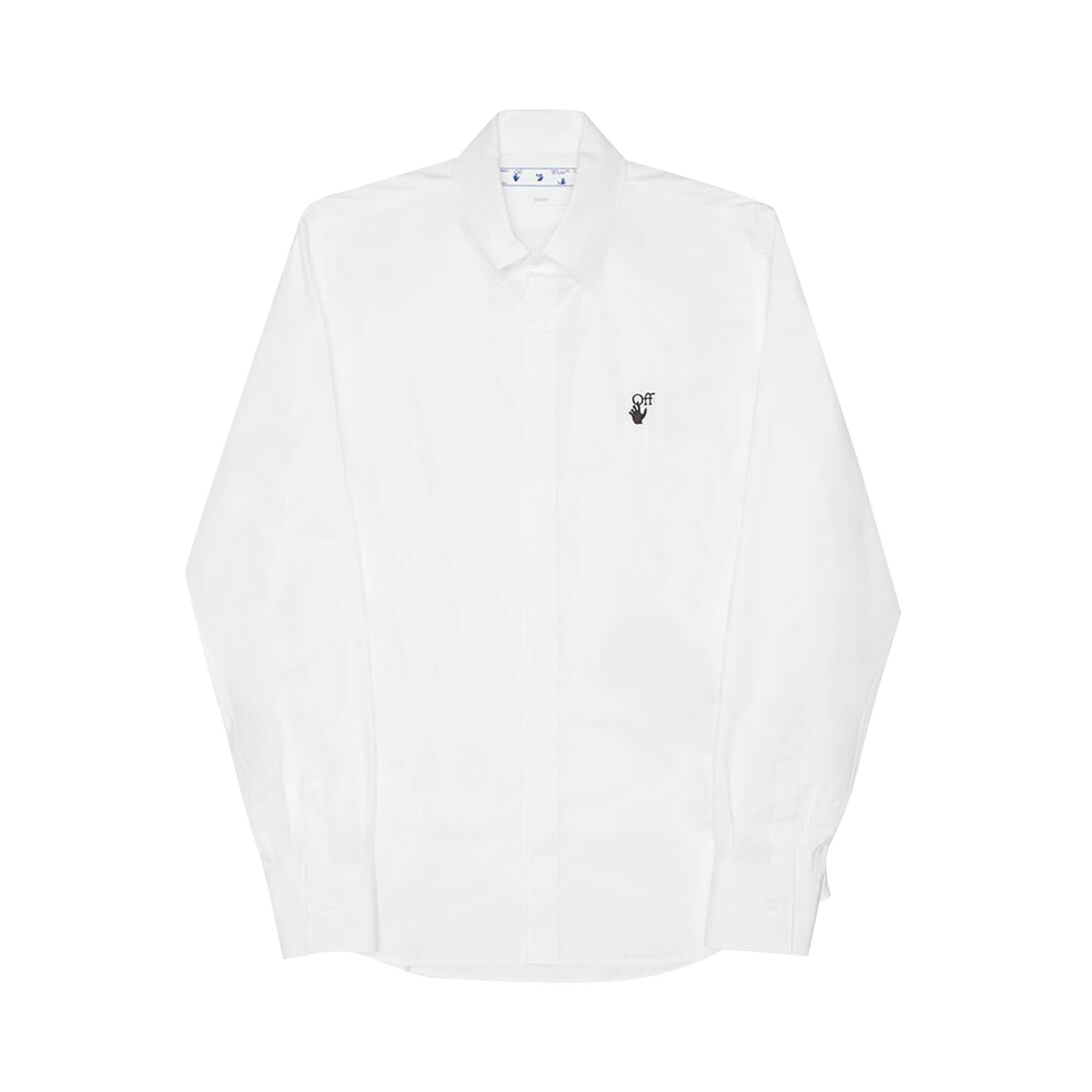 Off-White Hands Off Classic Shirt 'White/Black' - 1