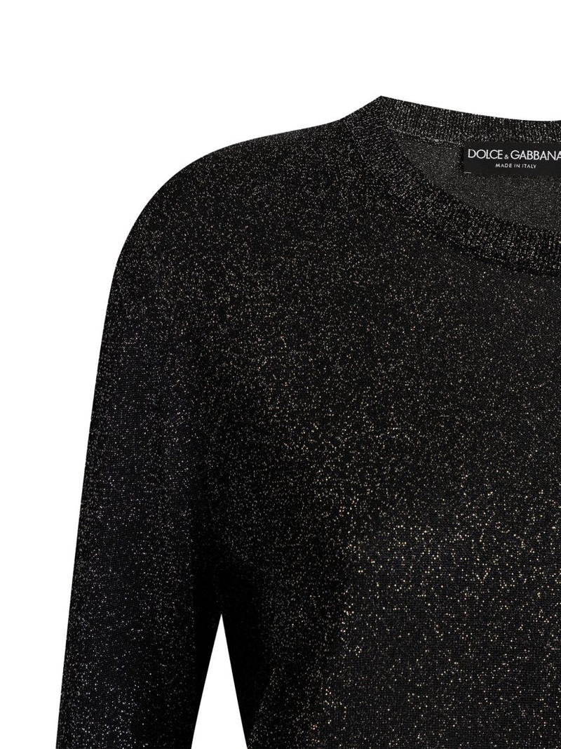 metallic long-sleeve pullover 3