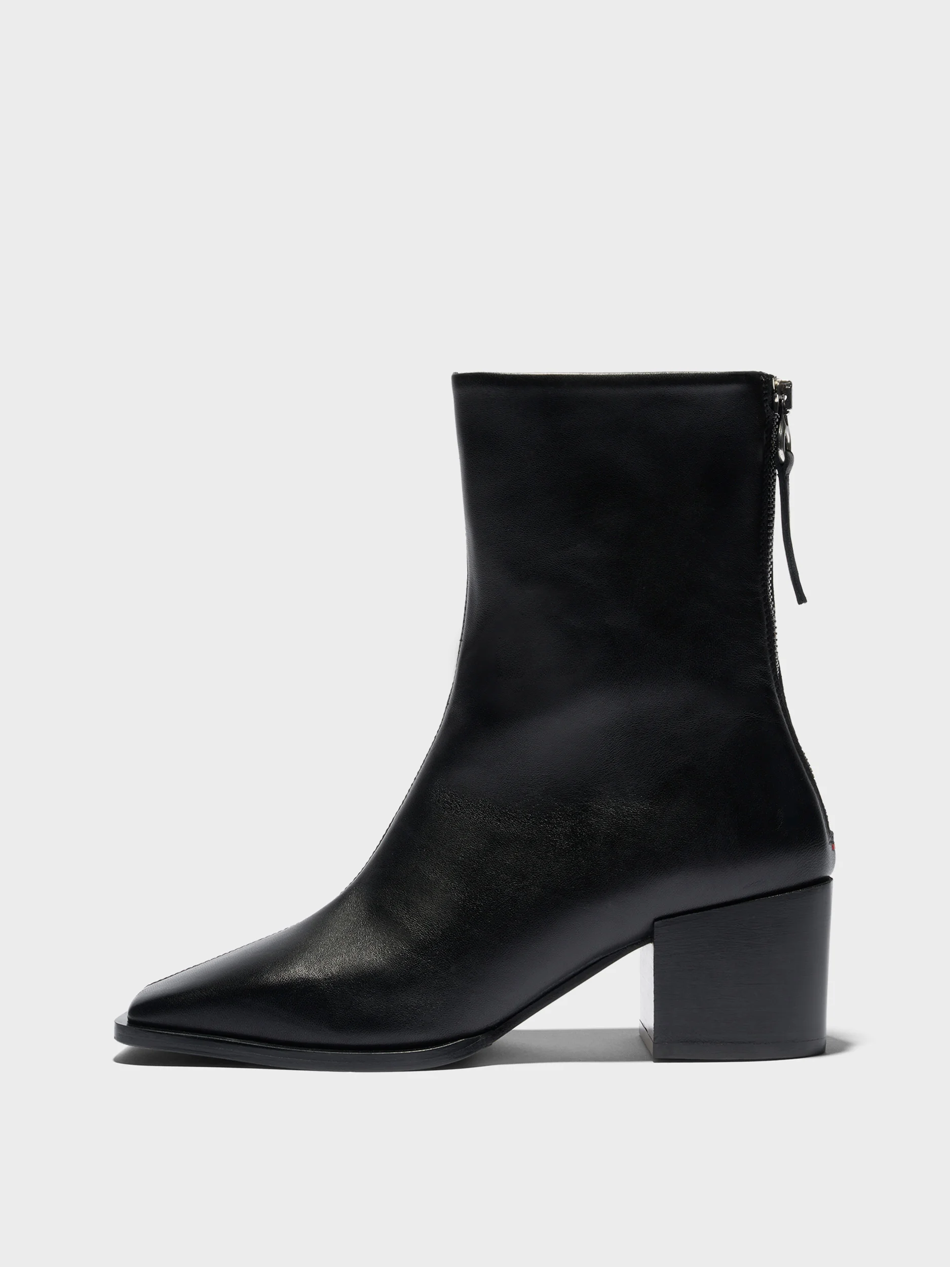 Amina Leather Ankle Boots - 1