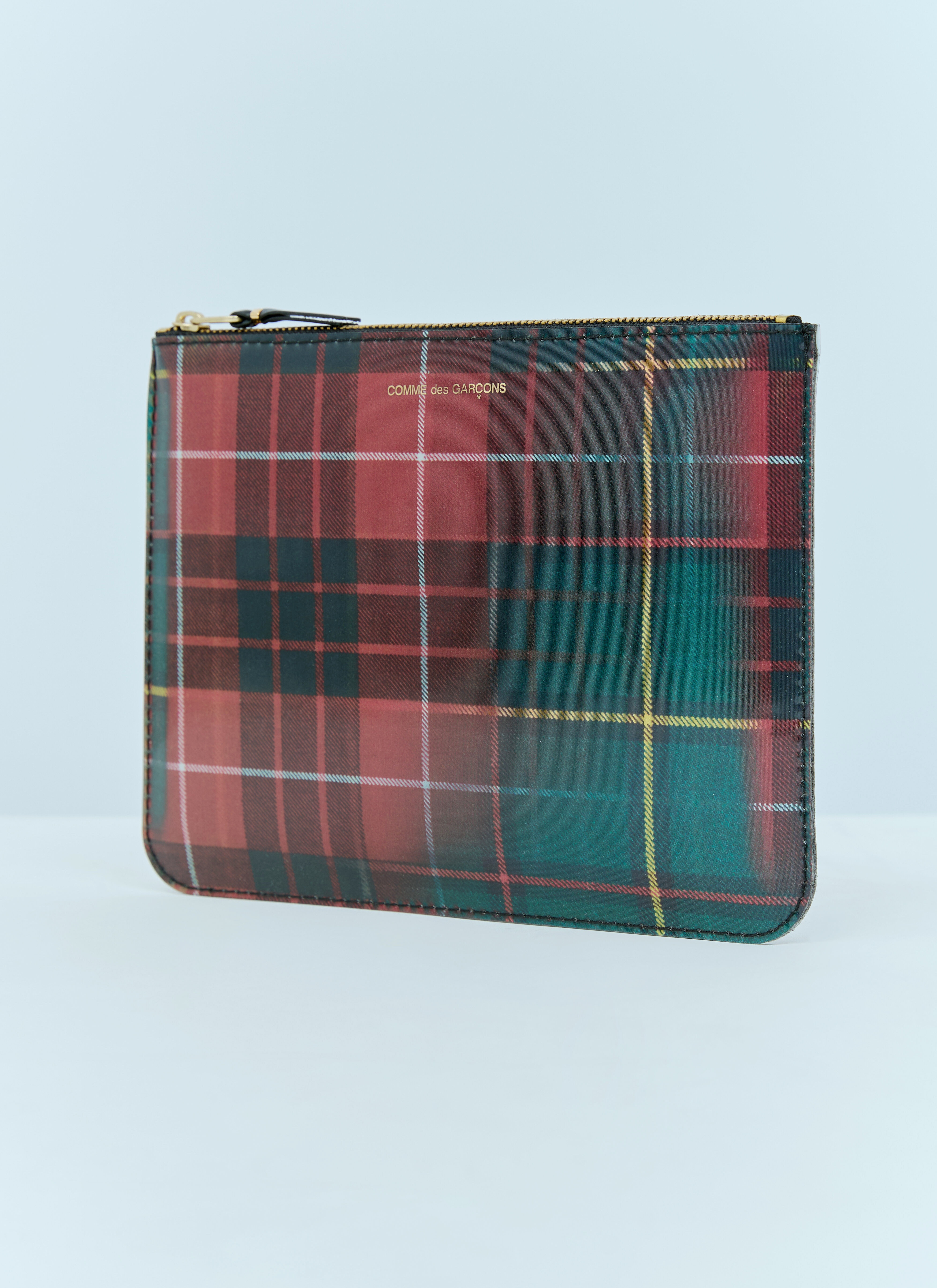 Lenticular Tartan Large Pouch - 3