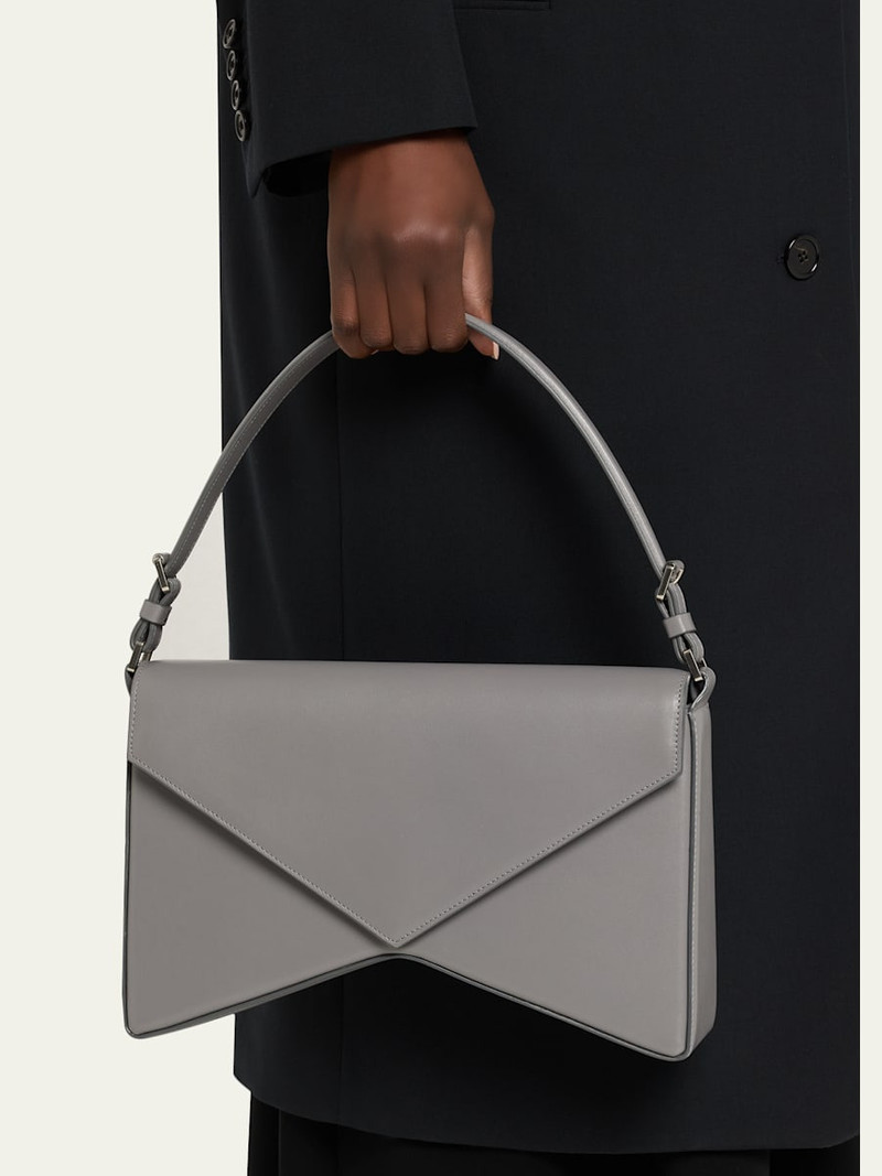 MICHAEL KORS COLLECTION Large Tailored Manhatta Top-Handle Bag outlook