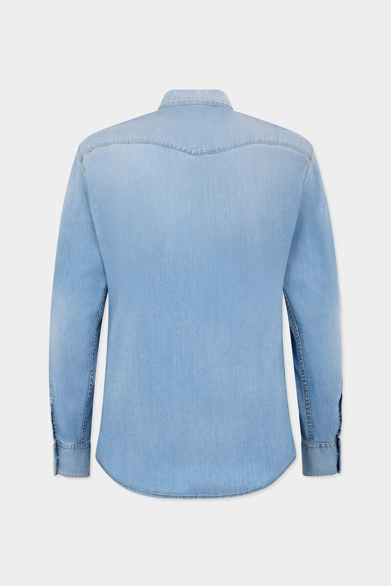 DSQUARED2 SUPER LIGHT WASH CANADIAN WESTERN SHIRT outlook
