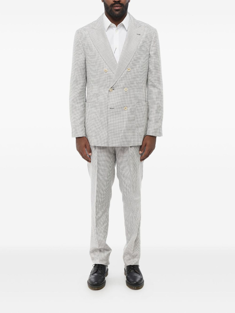 houndstooth double-breasted suit 1
