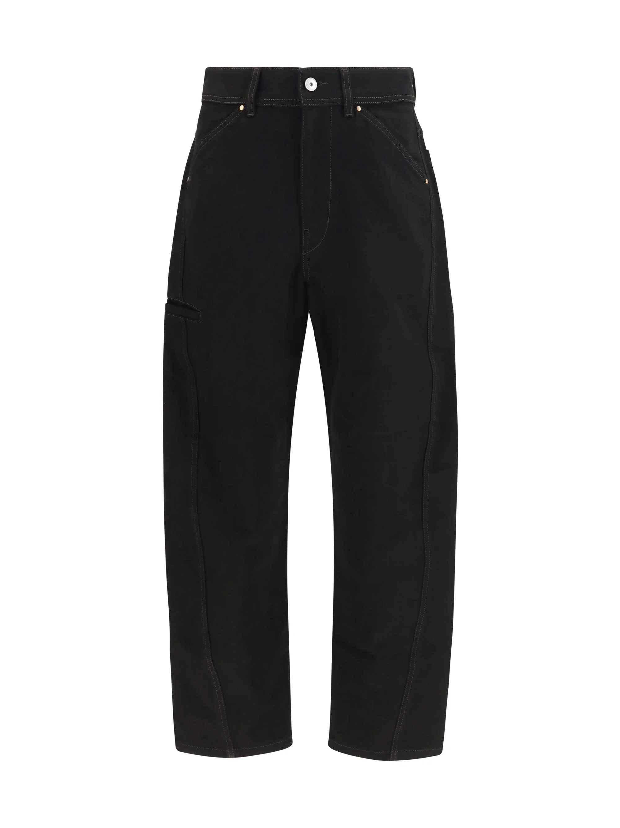 Lemaire Twisted Workwear Pants Black - 1