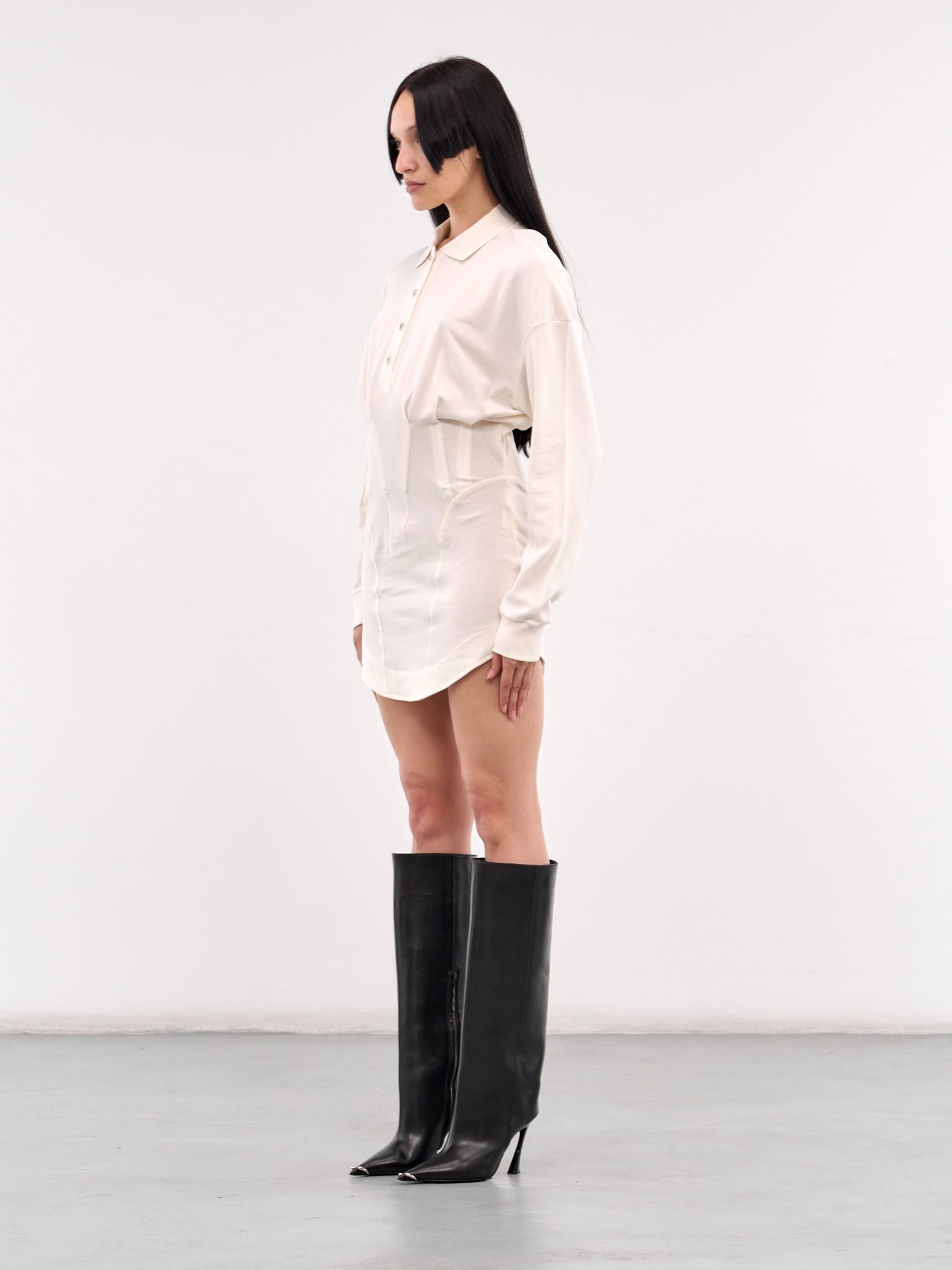 Corseted Polo Dress - 2