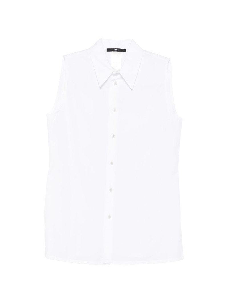 sleeveless buttoned shirt 1