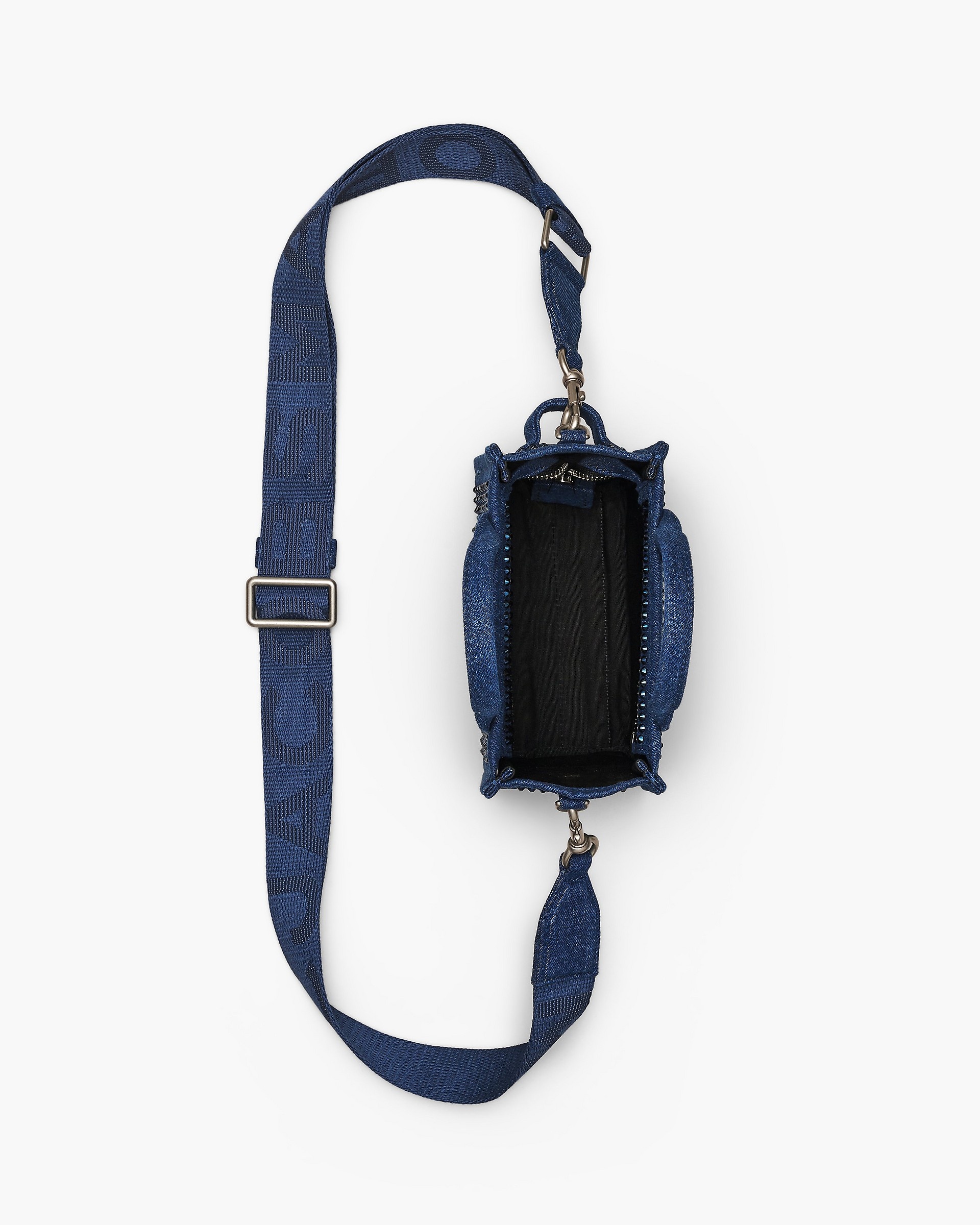 THE CRYSTAL DENIM CROSSBODY TOTE BAG - 7