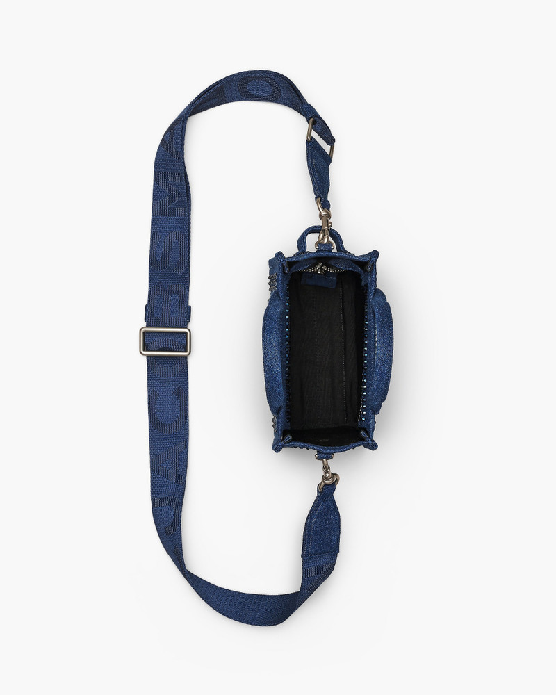 THE CRYSTAL DENIM CROSSBODY TOTE BAG 7
