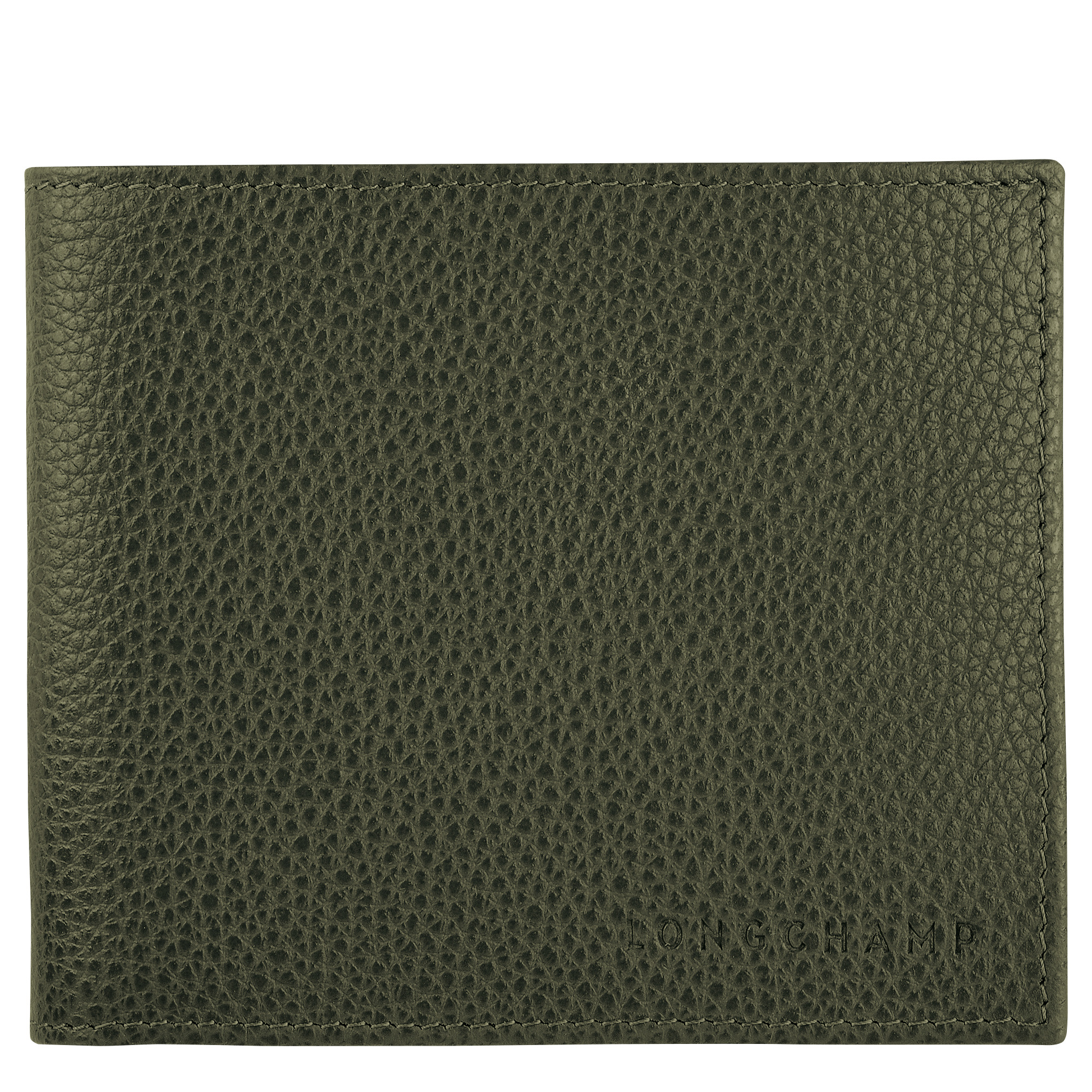 Le Foulonné Wallet Khaki - Leather - 1