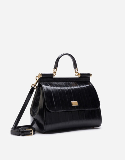 Dolce & Gabbana Medium Sicily bag in eel outlook