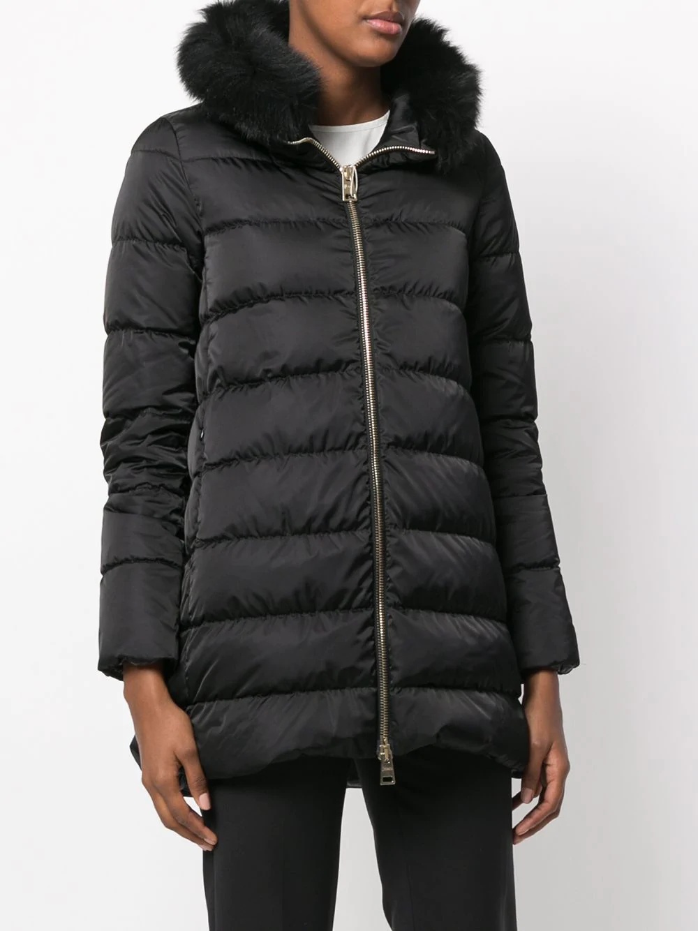 hooded padded coat - 3