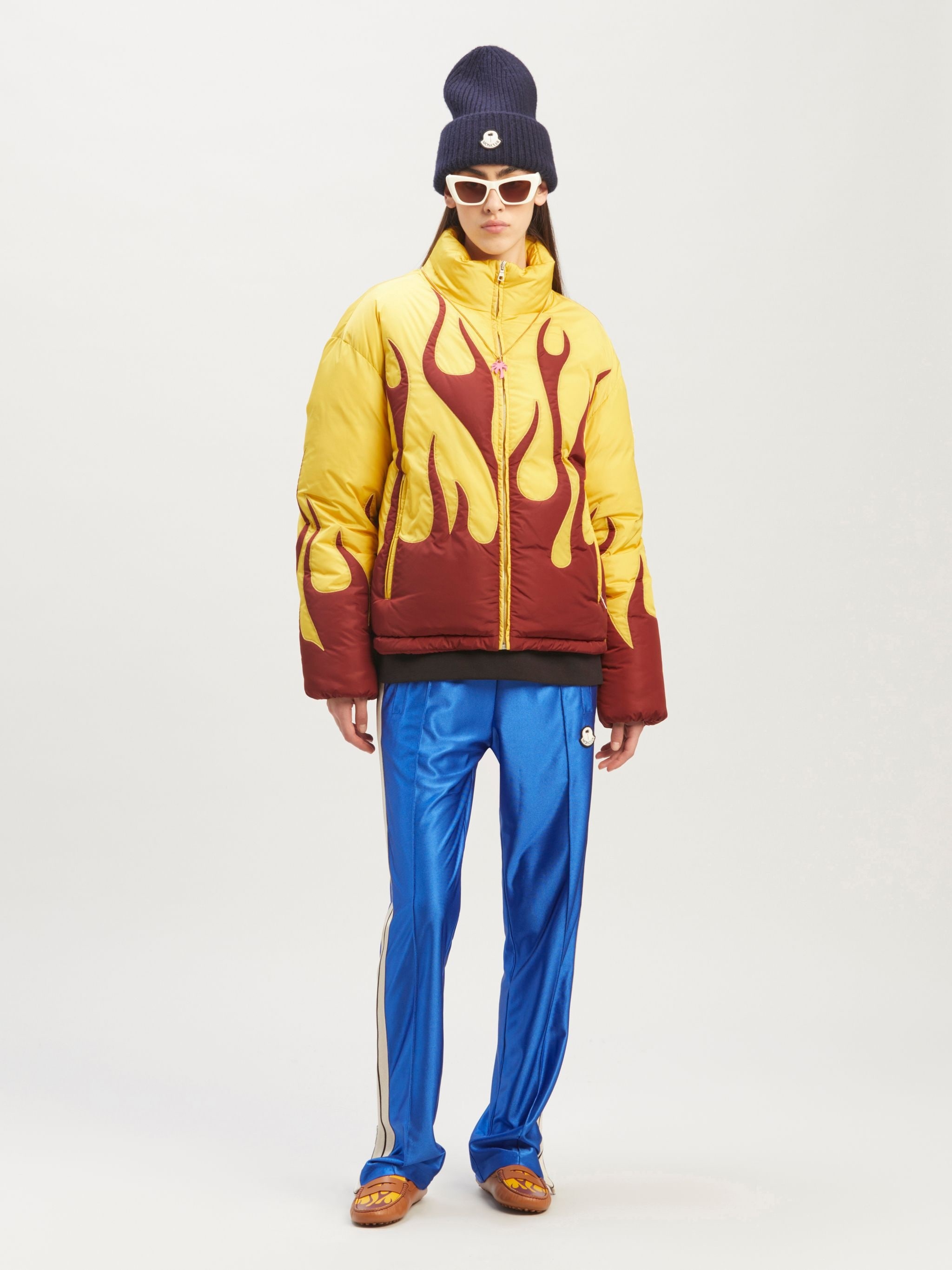 8 MONCLER PALM ANGELS TRACK PANTS - 3