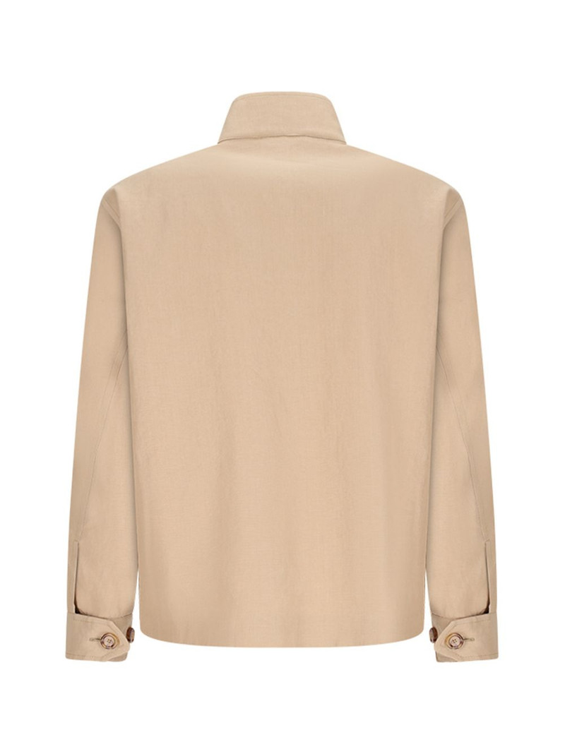 LARDINI zipped shirt jacket outlook