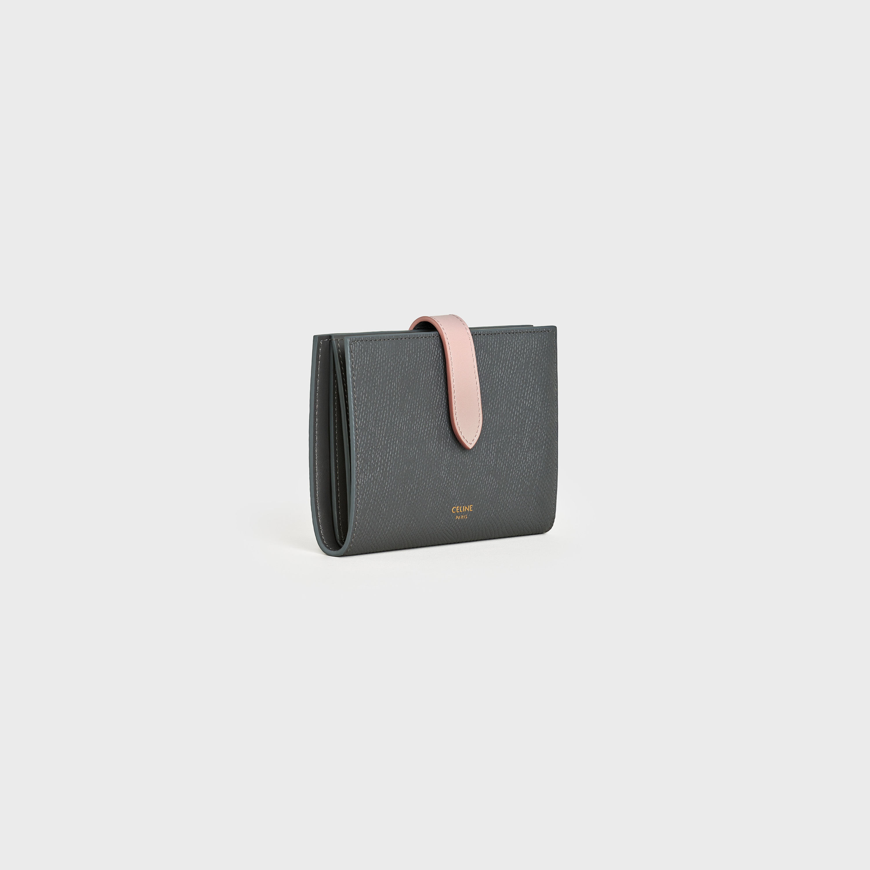 Medium strap wallet in Bicolour Grained Calfskin - 2