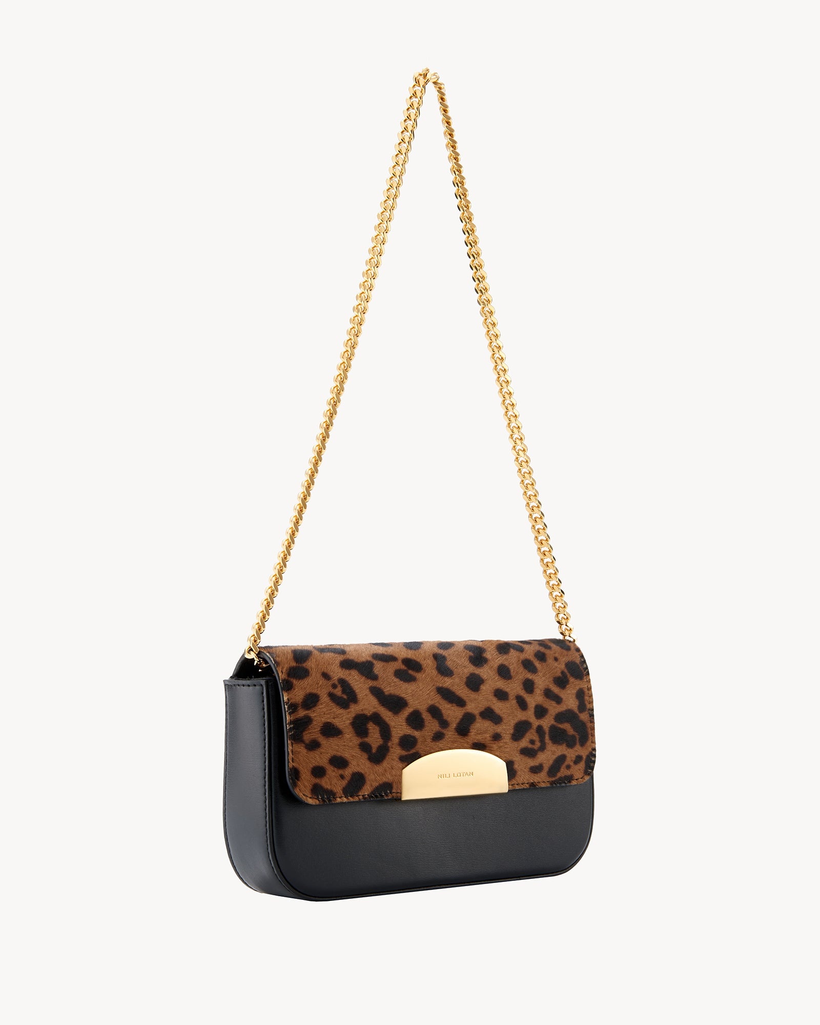 LE MIA LEOPARD CHAIN BAG - 3