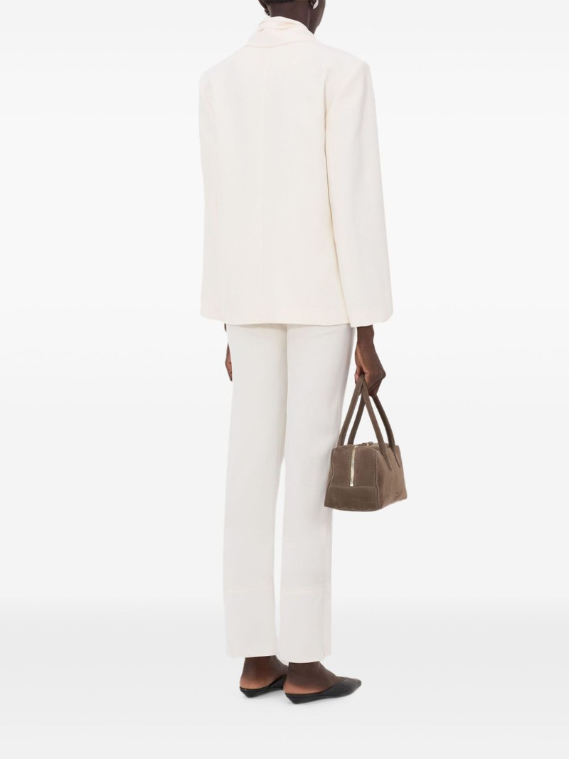 Jiha double-breasted shawl collar jacket 4