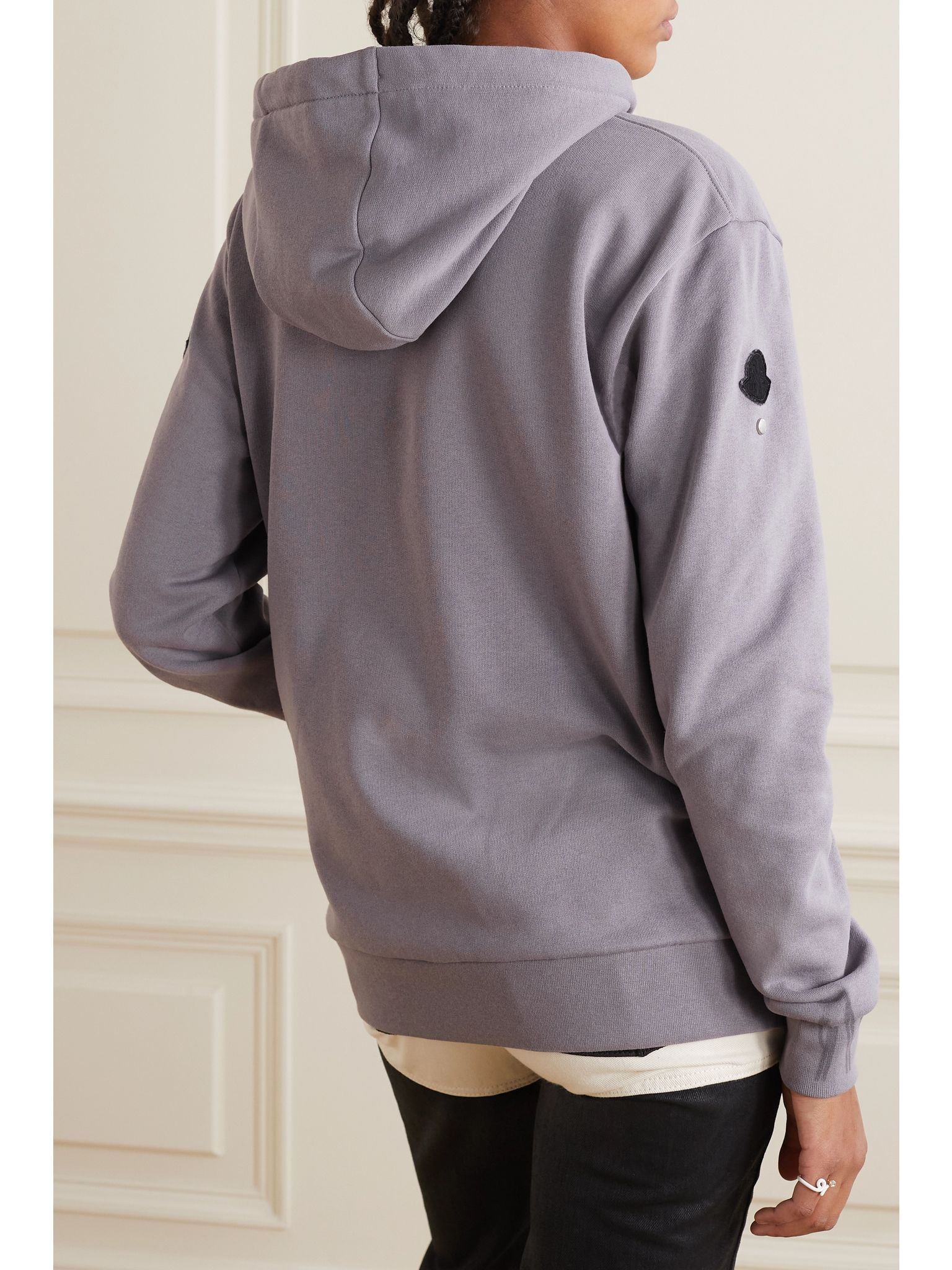+ 1017 ALYX 9SM printed cotton-blend jersey hoodie Lavender - 4