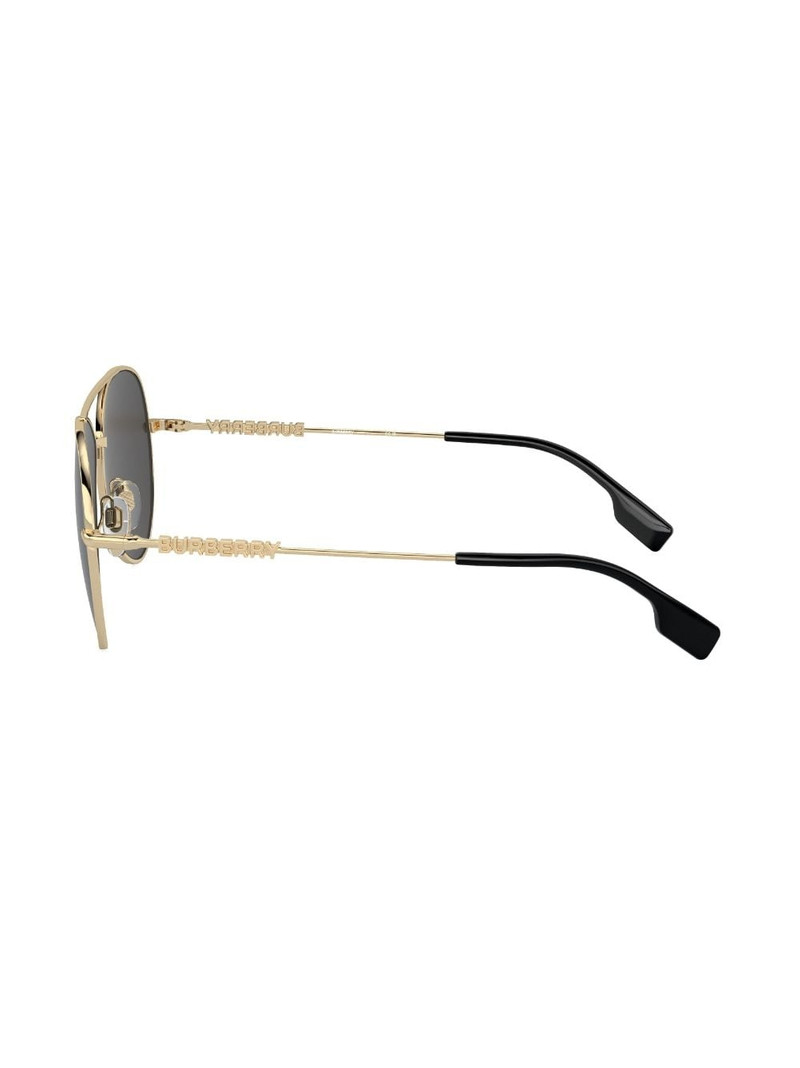 logo-plaque pilot-frame sunglasses 3