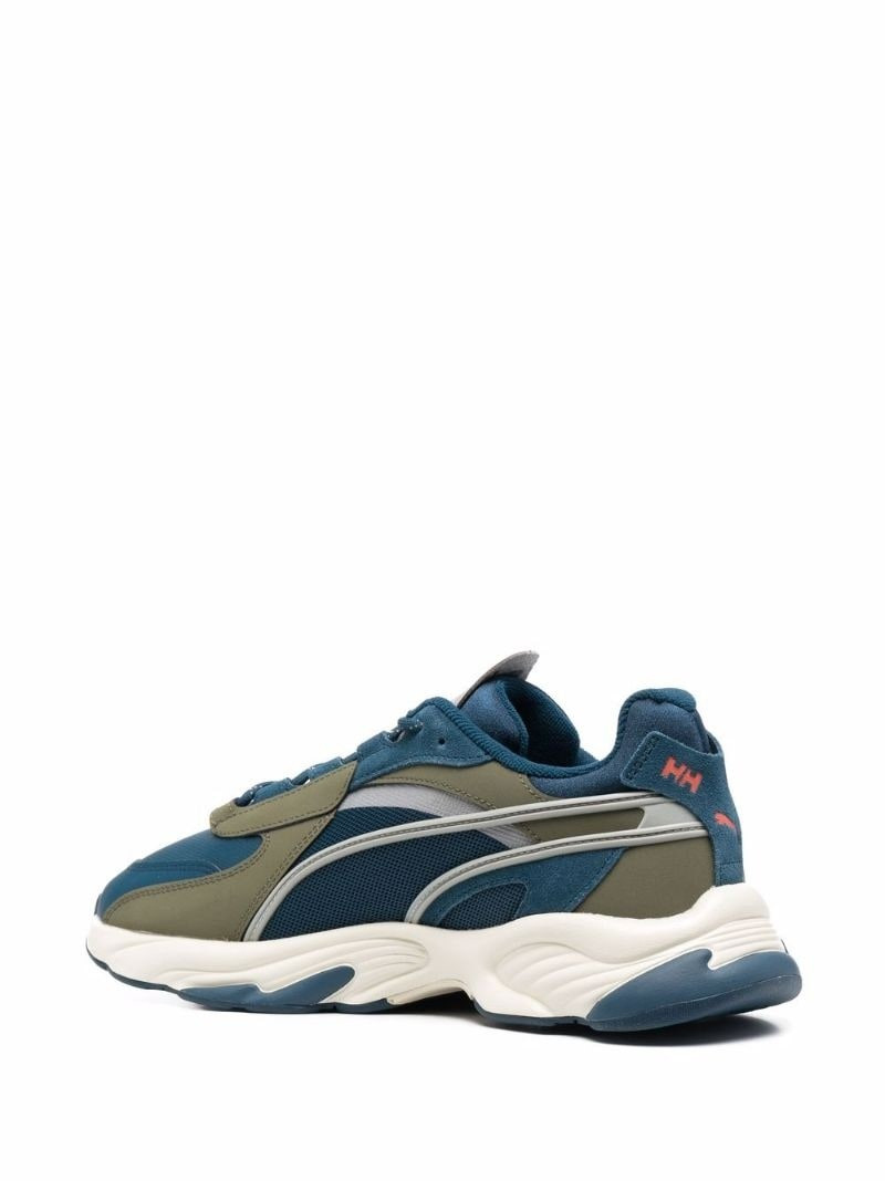 colour-block low-top sneakers 3