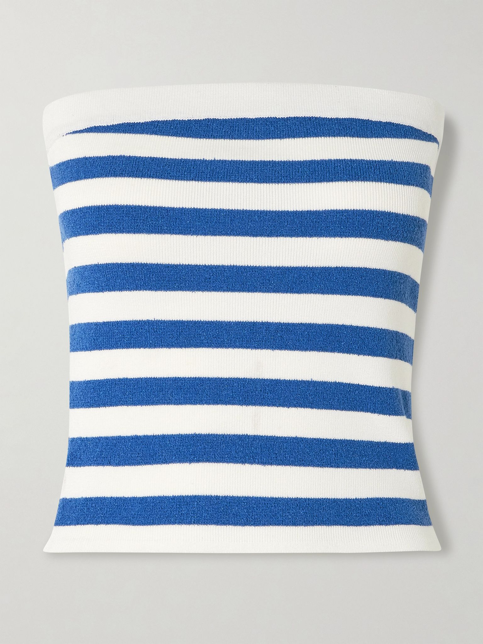Ari cropped striped knitted top Multi - 1