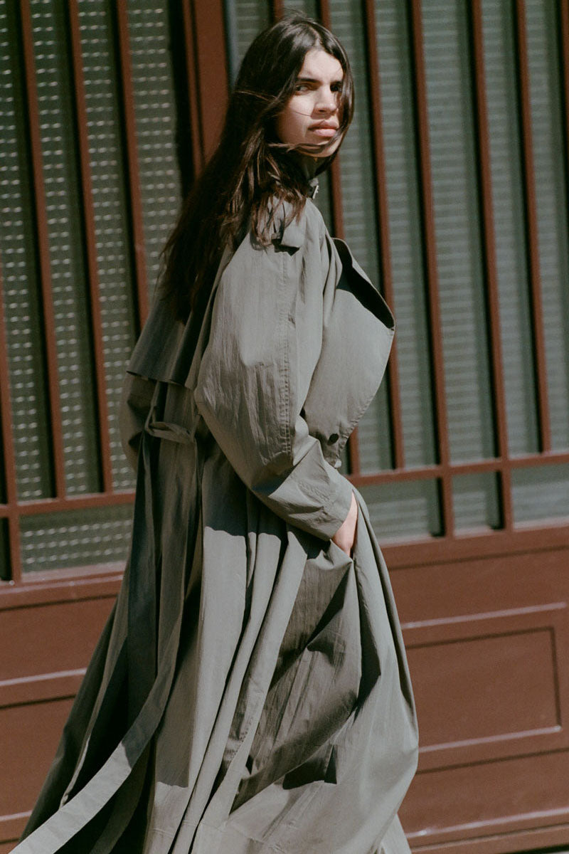 Relaxed Trench - Khaki - 10