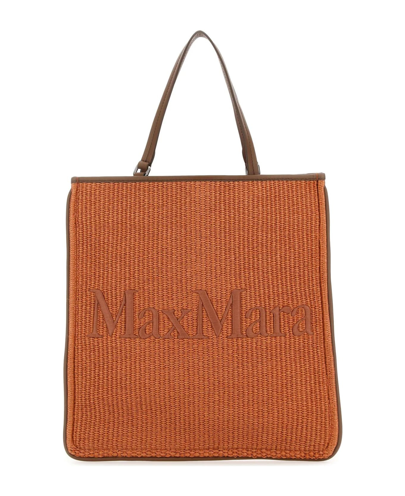 Caramel Raffia Easybag Shopping Bag - 1