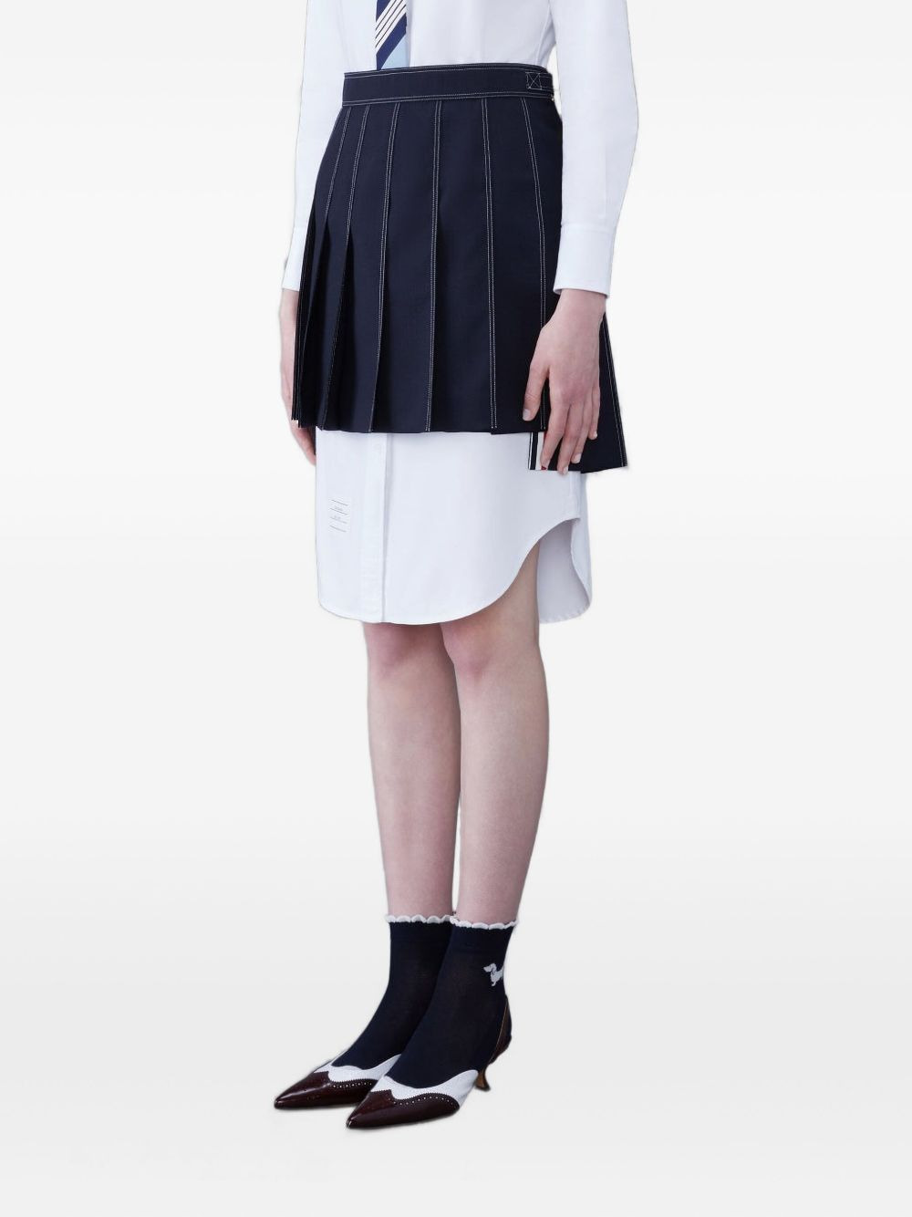 pleated mini skirt - 3