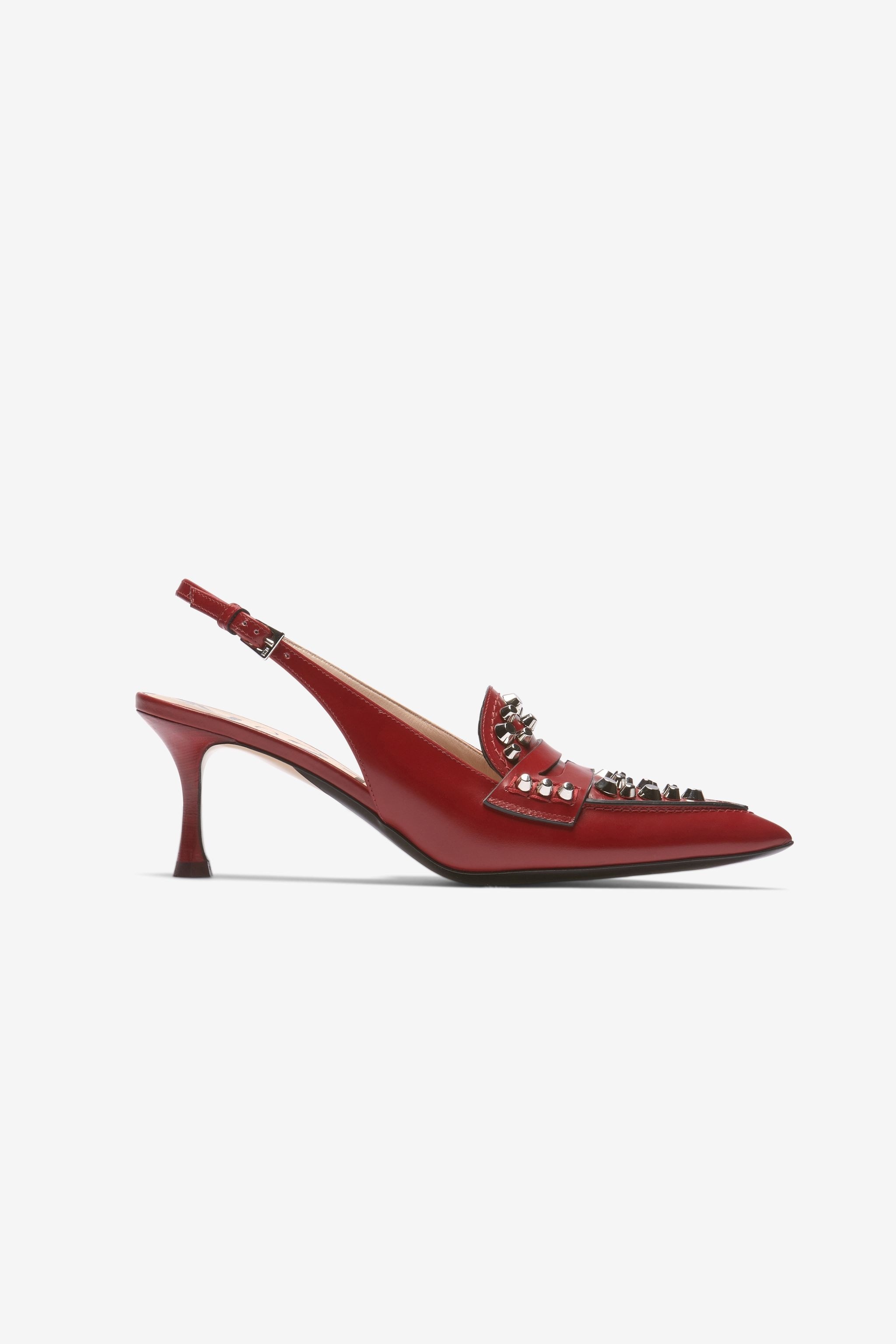 STUDDED SLINGBACK PUMPS - 1