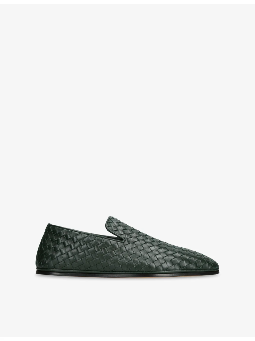 Intrecciato Leather Loafers - 1
