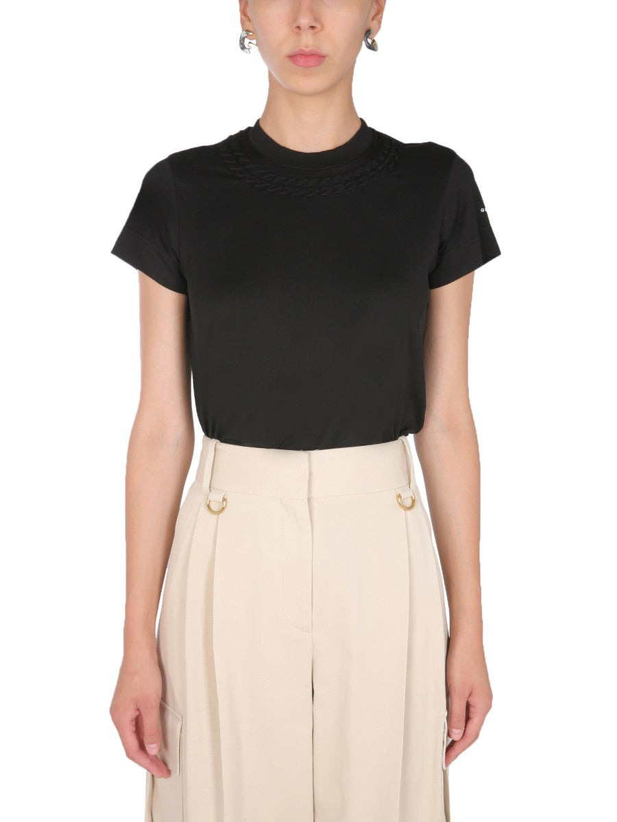 T-Shirt With Chain Motif - 1