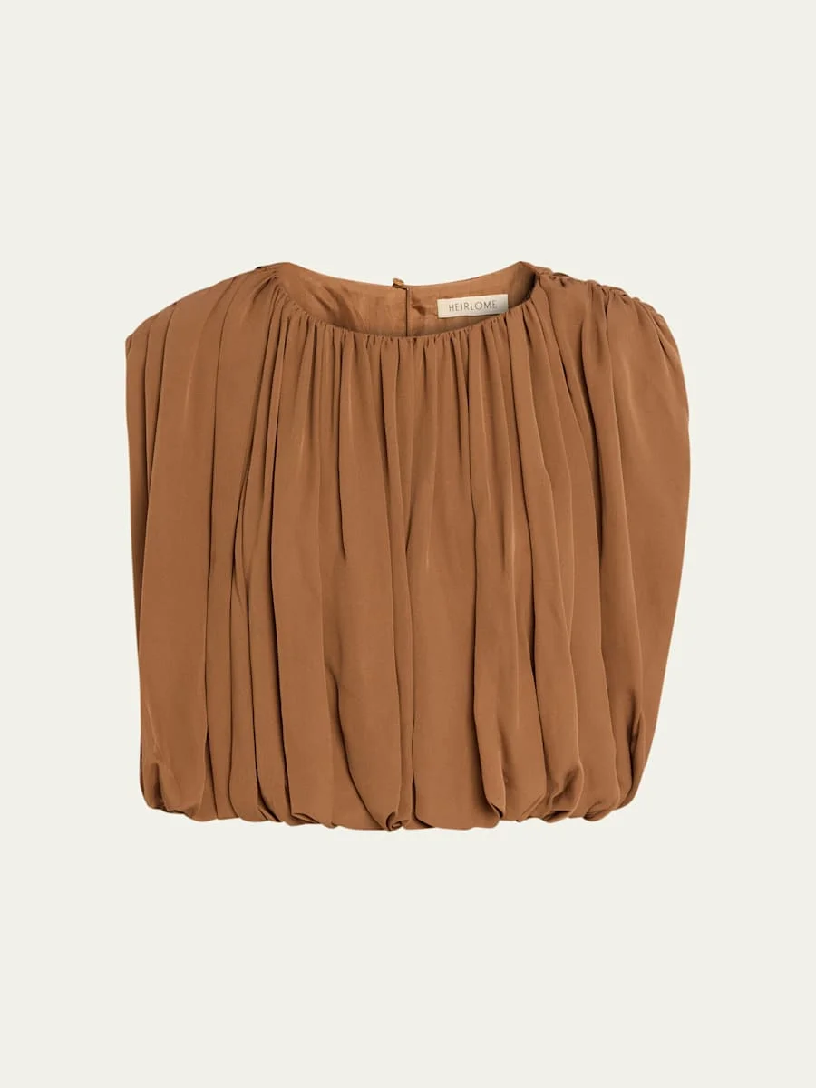 Penelope Gathered Bubble Top - 1