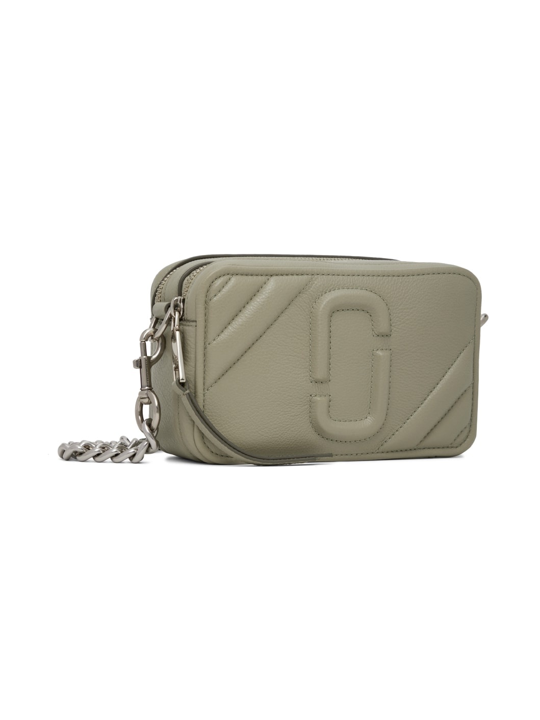 Gray 'The Moto Shot' Shoulder Bag 2