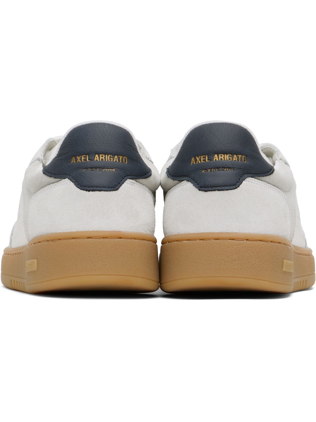 White & Gray Dice T-Toe Sneakers - 2