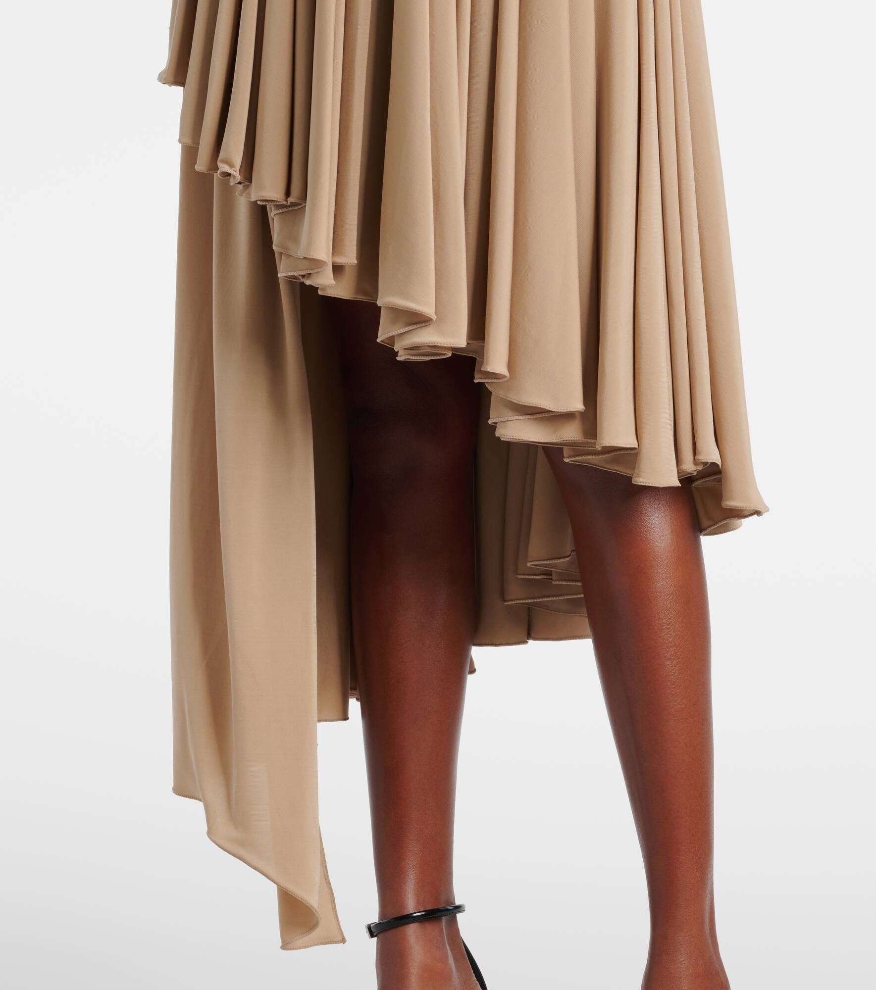 Spiral ruffled minidress - 5