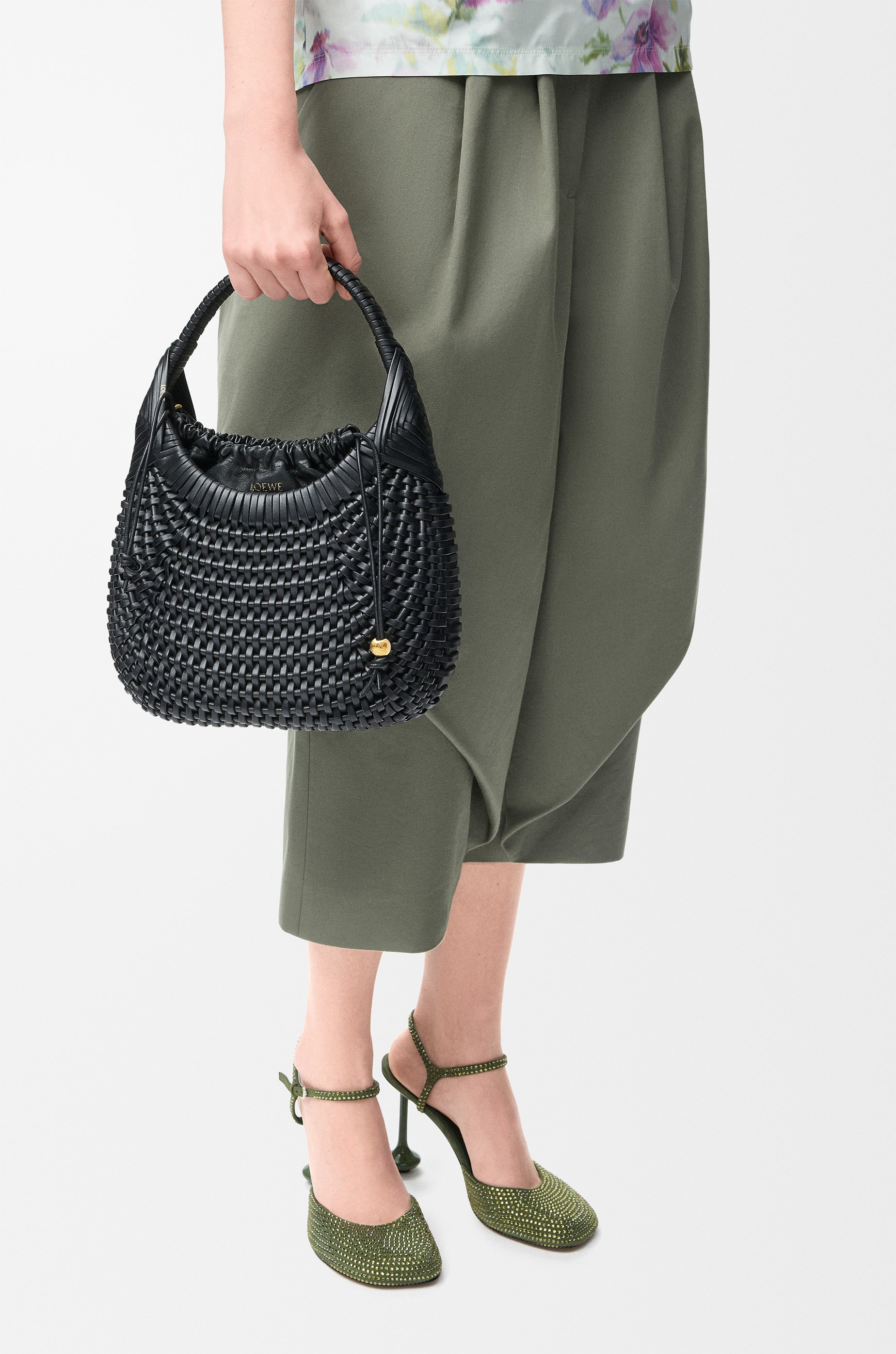 Diamond Hobo bag in calfskin - 3