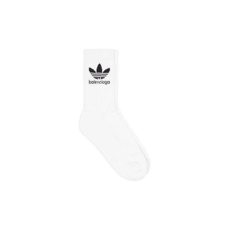 Men's Balenciaga / Adidas Socks in White 1