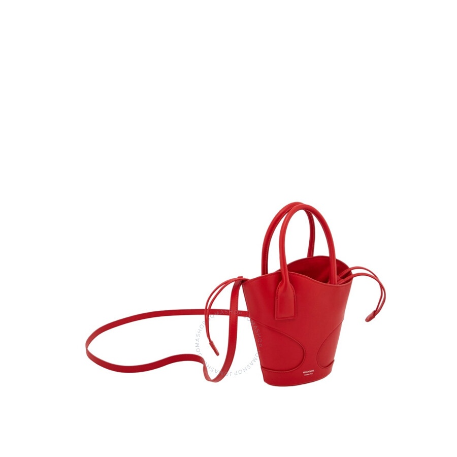 Ferragamo Cut-Out Detailing Leather Tote Bag - 5
