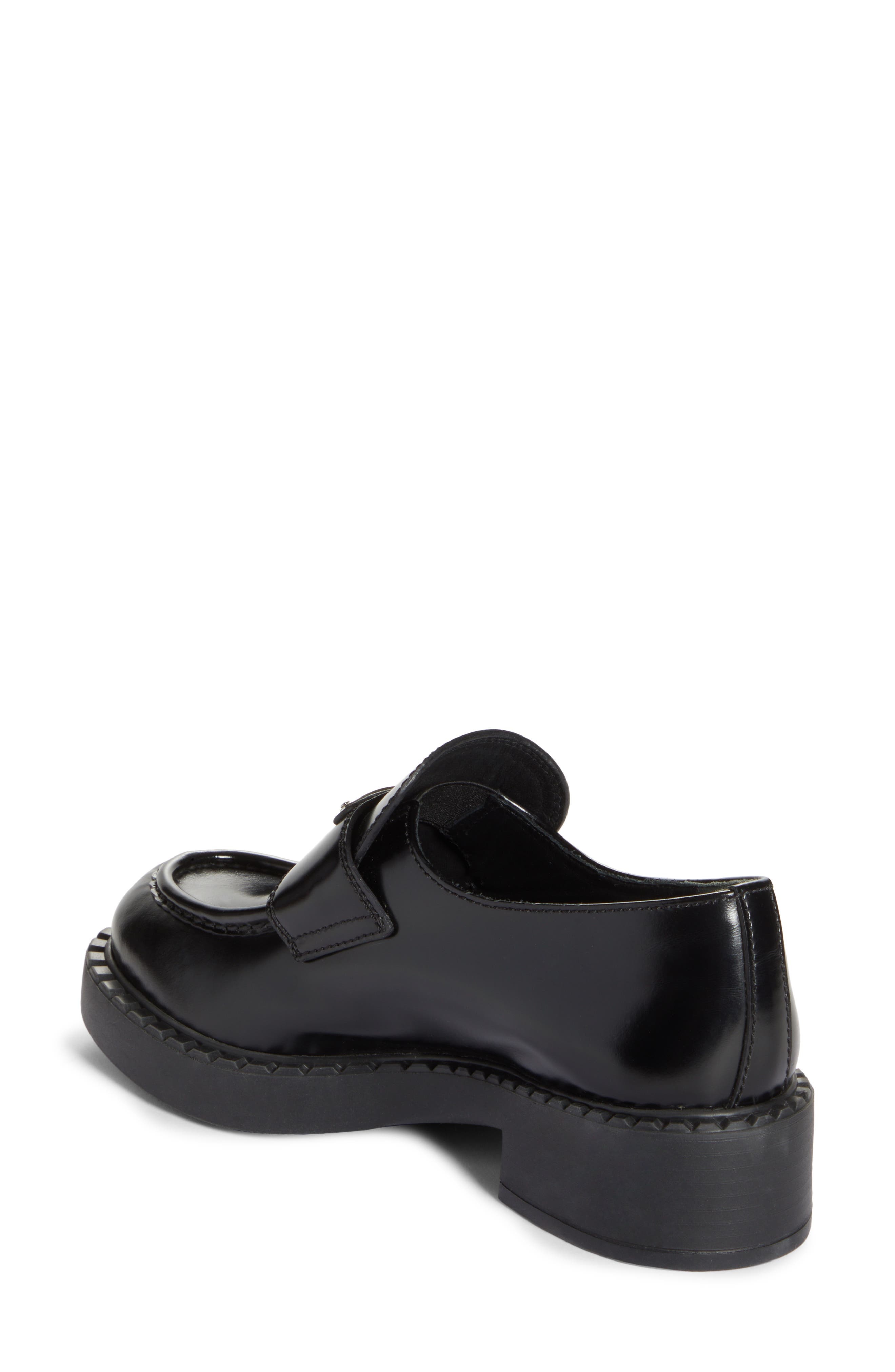 Triangle Logo Patent Leather Loafer - 2