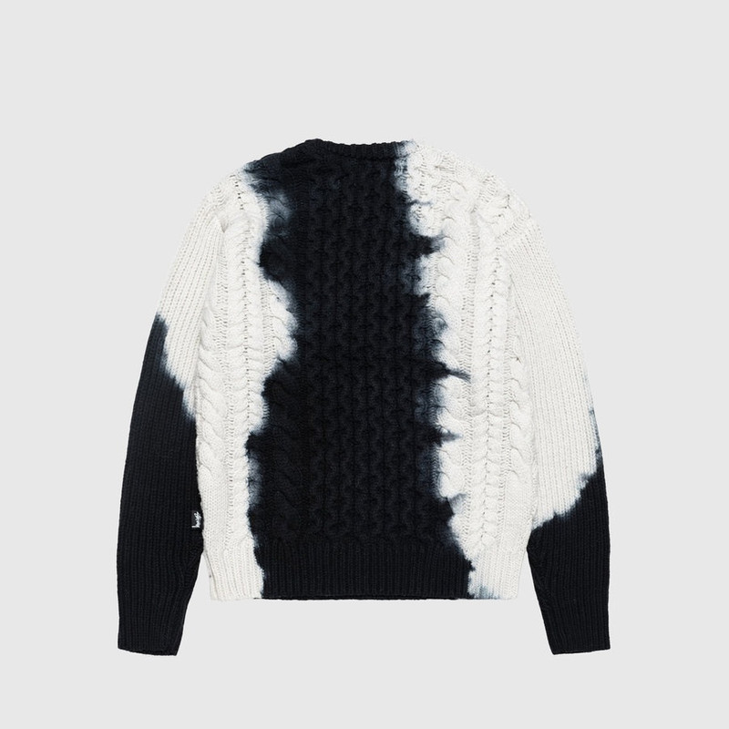 Stüssy TIE DYE FISHERMAN SWEATER outlook