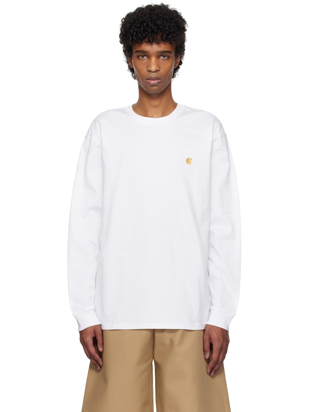 White Chase Long Sleeve T-shirt - 1