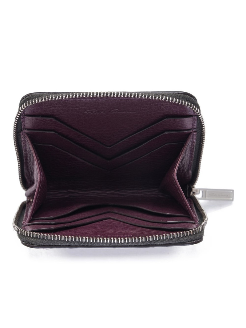 Burgundy Zipped Wallet 4